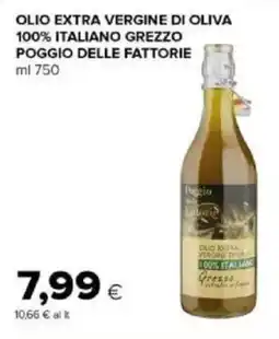 Tigre Amico Olio extra vergine di oliva 100% italiano grezzo poggio delle fattorie offerta