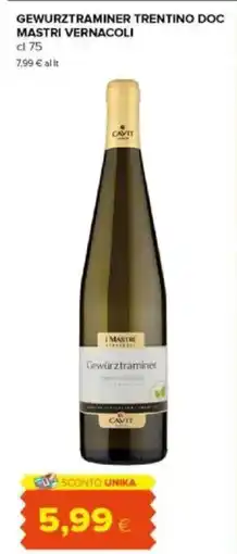 Tigre Amico Gewurztraminer trentino doc mastri vernacoli offerta
