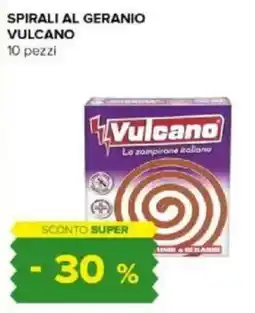 Tigre Amico Spirali al geranio VULCANO offerta