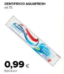 Tigre Amico Dentifricio AQUAFRESH offerta