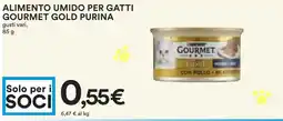 Coop Alimento umido per gatti gourmet gold PURINA offerta