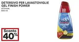 Coop Detersivo per lavastoviglie gel finish power offerta