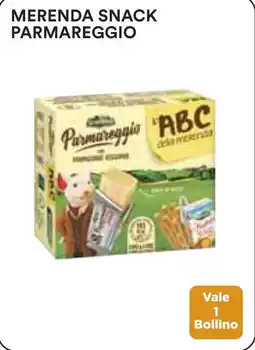 Coop Merenda snack parmareggio offerta
