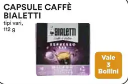 Coop Capsule caffè BIALETTI offerta