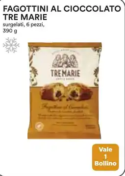 Coop Fagottini al cioccolato TRE MARIE offerta