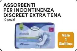 Coop Assorbenti per incontinenza discreet extra TENA offerta