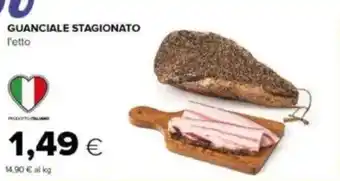 Tigre Guanciale stagionato offerta