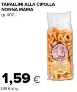 Tigre Tarallini alla cipolla nonna maria offerta