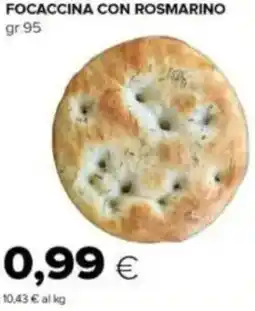 Tigre Focaccina con rosmarino offerta