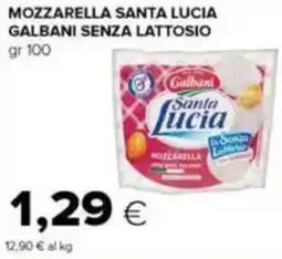 Tigre Mozzarella santa lucia galbani senza lattosio offerta