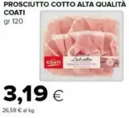 Tigre Prosciutto cotto alta qualità COATI offerta