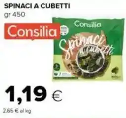 Tigre Spinaci a cubetti offerta