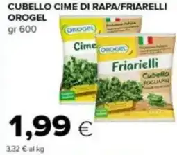 Tigre Cubello cime di rapa/friarelli OROGEL offerta