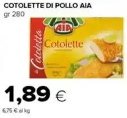 Tigre Cotolette di pollo AIA offerta