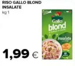 Tigre Riso gallo blond insalate offerta