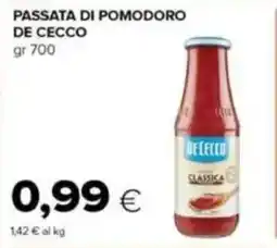Tigre Passata di pomodoro DE CECCO offerta
