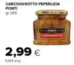 Tigre Carcioghiotto peperlizia PONTI offerta