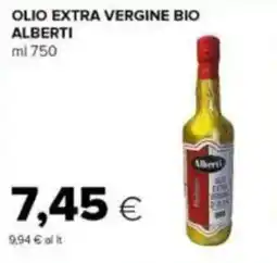Tigre Olio extra vergine bio ALBERTI offerta