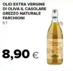 Tigre Olio extra vergine di oliva il casolare grezzo naturale farchioni offerta