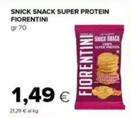 Tigre Snick snack super protein FIORENTINI offerta