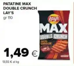 Tigre Patatine max double crunch LAY'S offerta