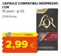 Tigre Capsule compatibili nespresso L'OR offerta