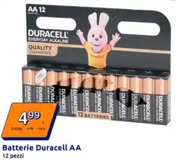 Action Batterie Duracell AA offerta