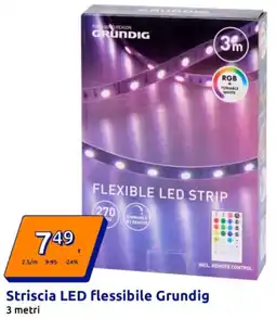 Action Striscia LED flessibile Grundig offerta