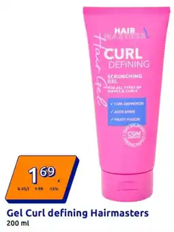 Action Gel Curl defining Hairmasters offerta
