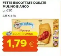 Tigre Fette biscottate dorate MULINO BIANCO offerta