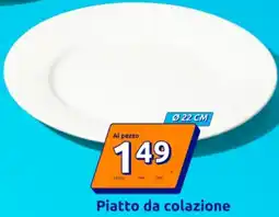 Action Piatto da colazione offerta