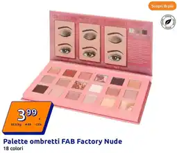 Action Palette ombretti FAB Factory Nude offerta