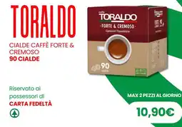 Vibian Toraldo cialde caffè forte & cremoso 90 cialde offerta