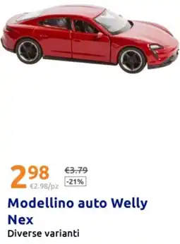 Action Modellino auto Welly Nex offerta