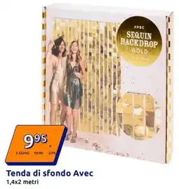 Action Tenda di sfondo Avec offerta