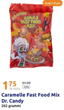 Action Caramelle Fast Food Mix Dr. Candy offerta
