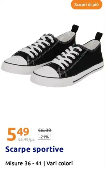 Action Scarpe sportive offerta