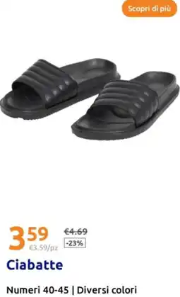 Action Ciabatte offerta