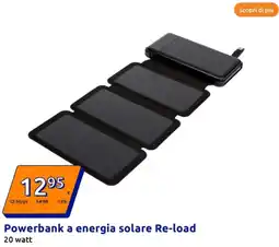 Action Powerbank a energia solare Re-load offerta
