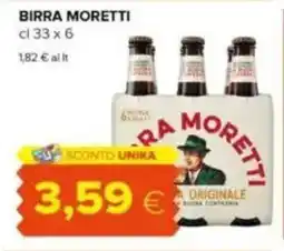 Tigre Birra MORETTI offerta