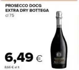 Tigre Prosecco docg extra dry BOTTEGA offerta