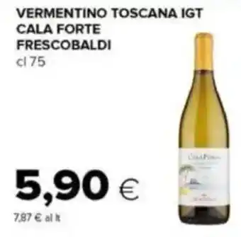 Tigre Vermentino toscana igt cala forte frescobaldi offerta