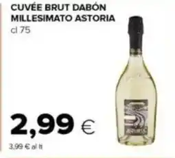 Tigre Cuvée brut dabón millesimato ASTURIA offerta