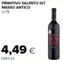 Tigre Primitivo salento igt masso antico offerta