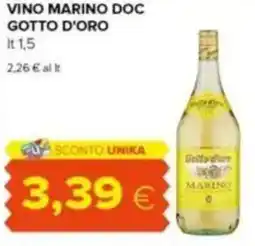 Tigre Vino marino doc gotto d'oro offerta
