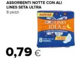 Tigre Assorbenti notte con ali lines seta ultra offerta