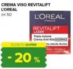 Tigre Crema viso revitalift L'OREAL offerta