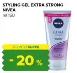 Tigre Styling gel extra strong NIVEA offerta