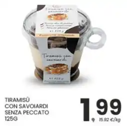 Despar Tiramisu con savoiardi senza peccato offerta