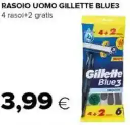 Tigre Rasoio uomo gillette blue3 offerta